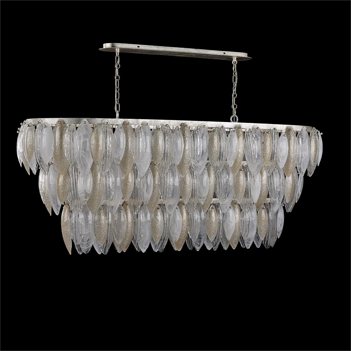 John Richard Aria Twenty-Two-Light Horizontal Chandelier