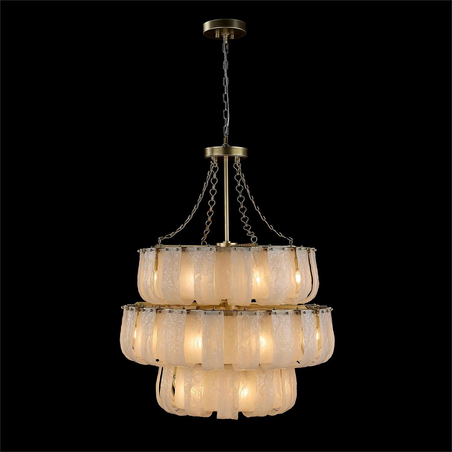 John Richard Castello Three-Tier Twenty-Four-Light Chandelier