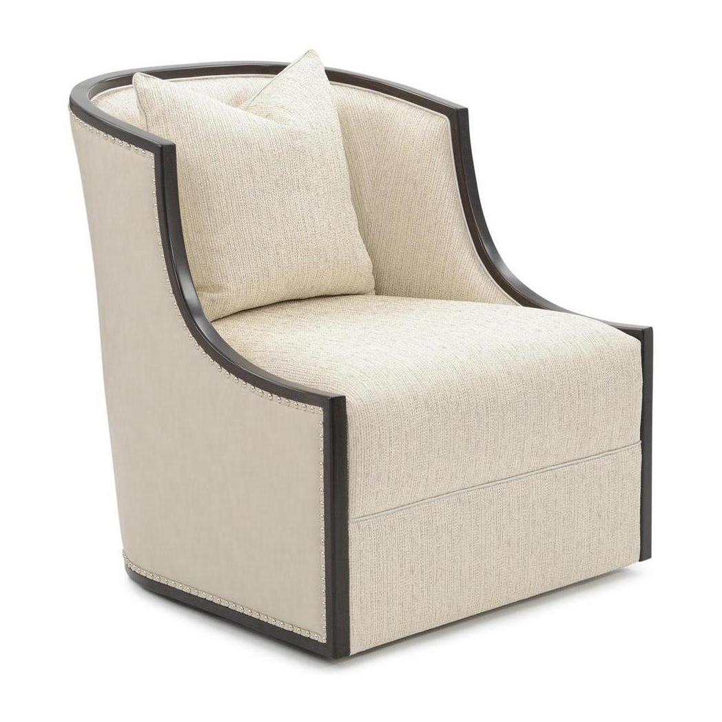 John Richard Ticinese Swivel Lounge Chair