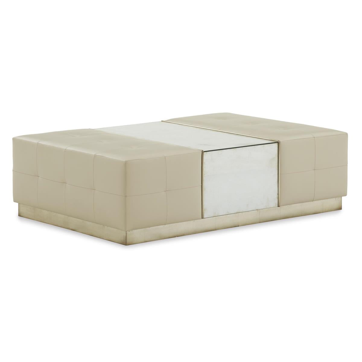 John Richard Park City Cocktail Ottoman LTGY