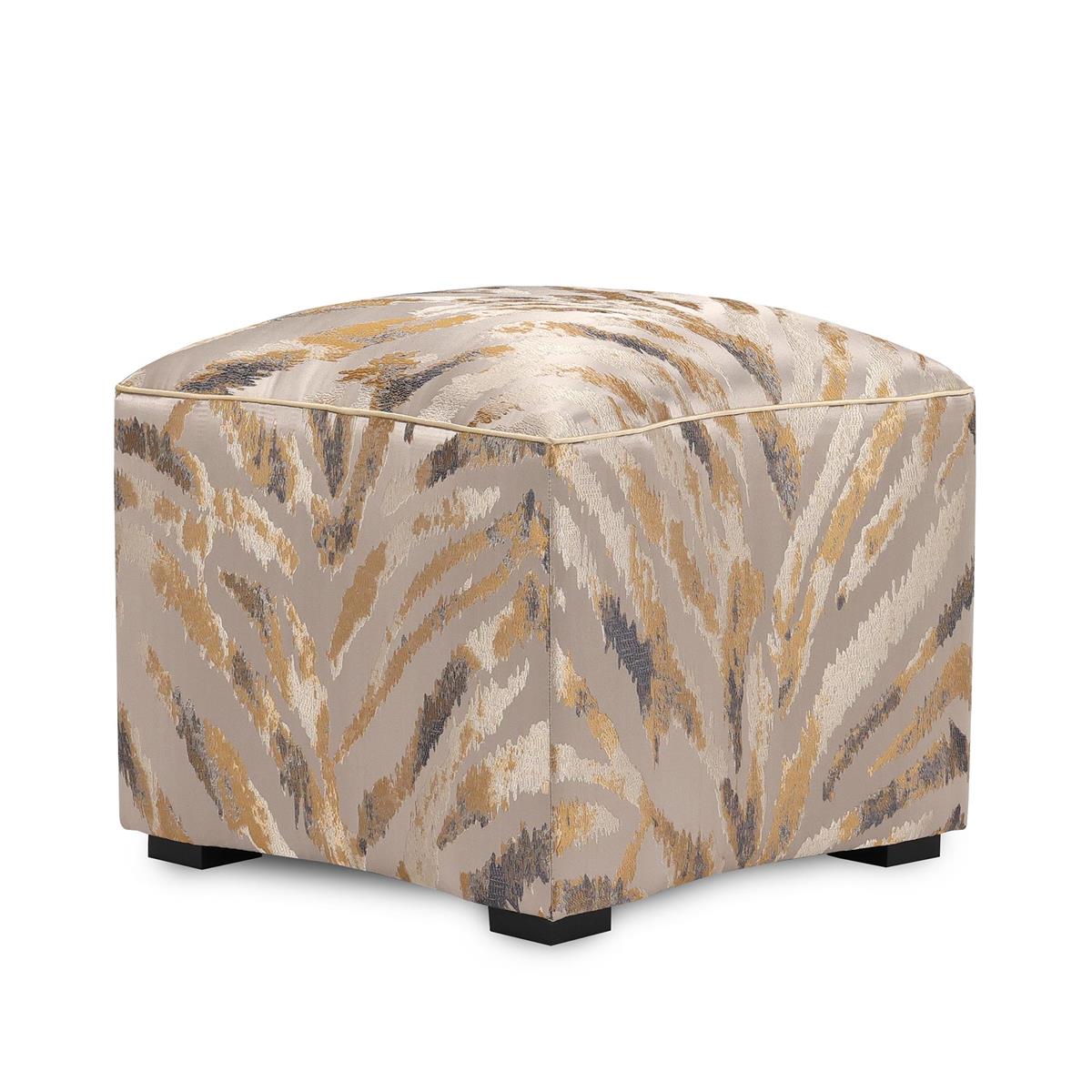 John Richard Curved Ottoman