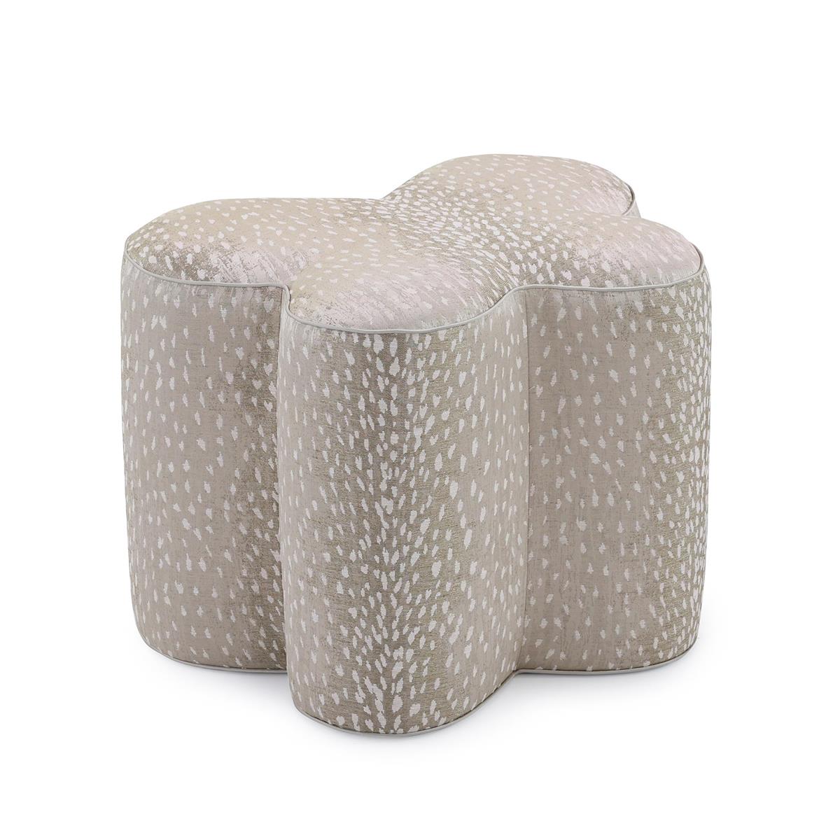 John Richard Mariposa Small Ottoman