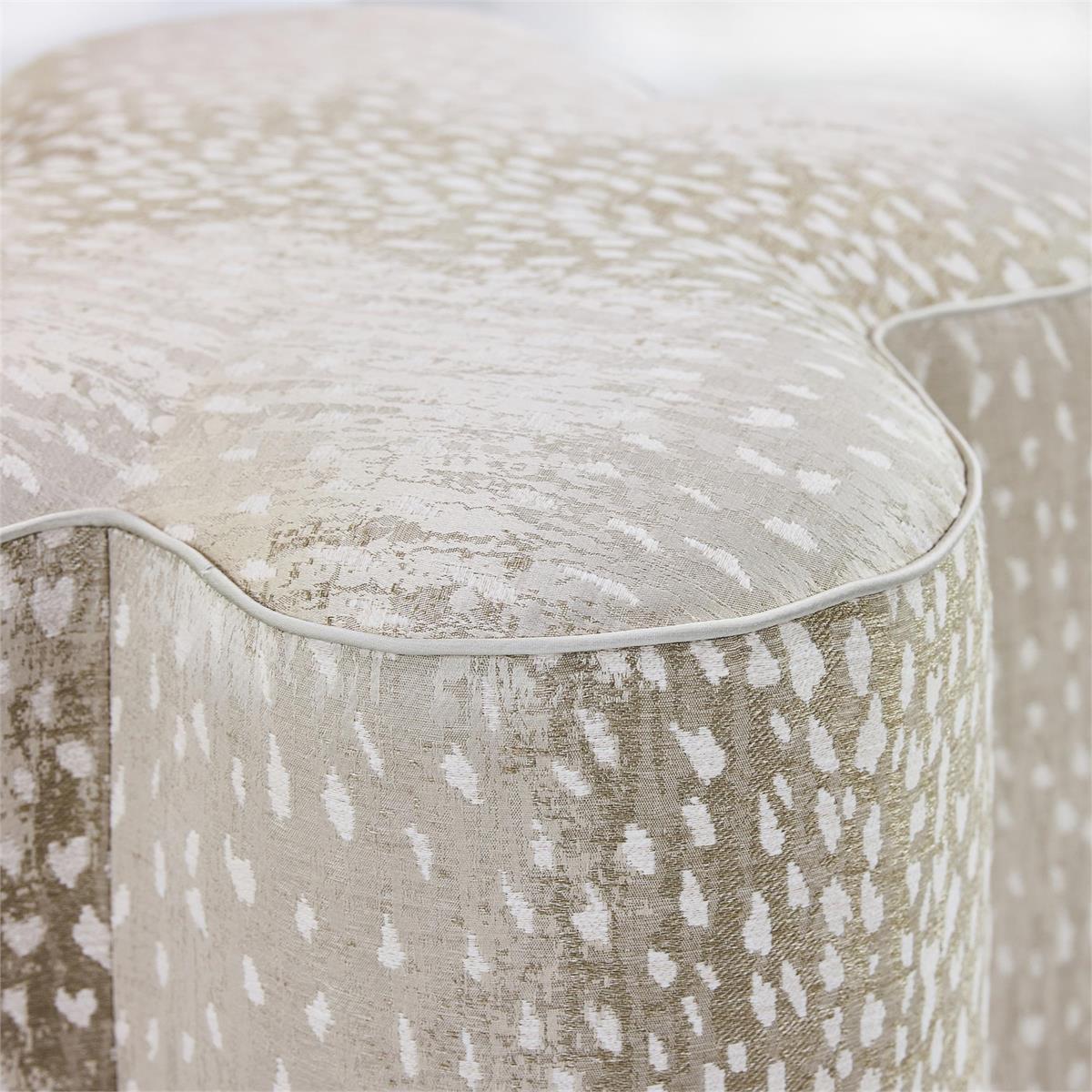 John Richard Mariposa Small Ottoman