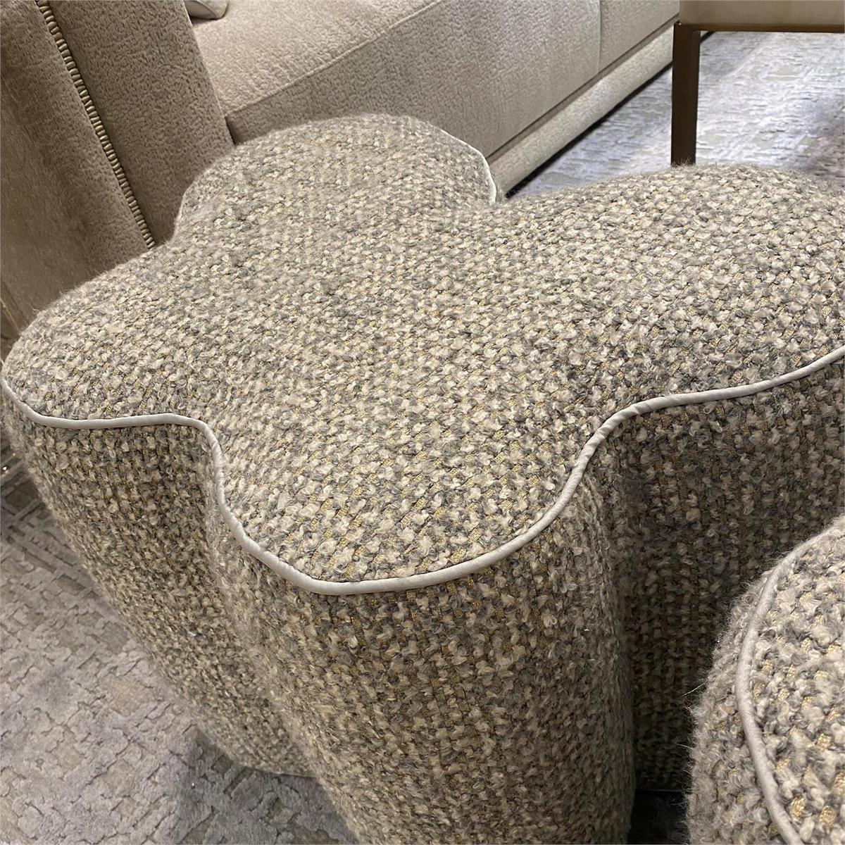 John Richard Mariposa Small Ottoman A