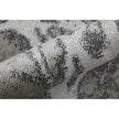 Feizy Astra 39L5F Transitional Abstract Rug in Gray/Silver/Ivory