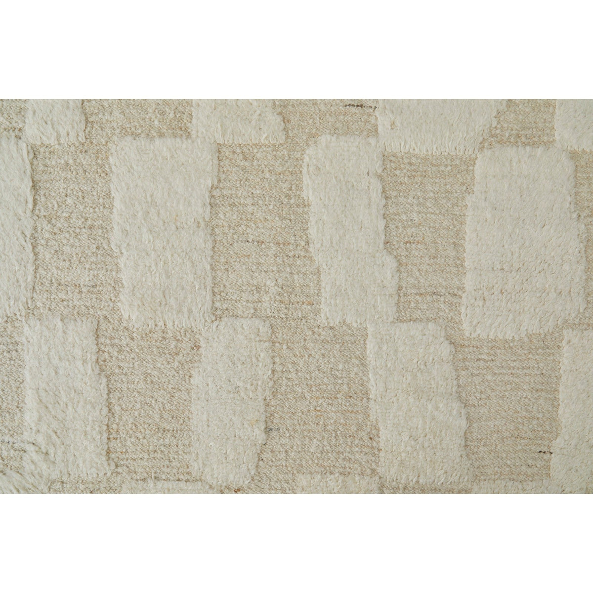Feizy Ashby 8907F Transitional Geometric Rug in Ivory