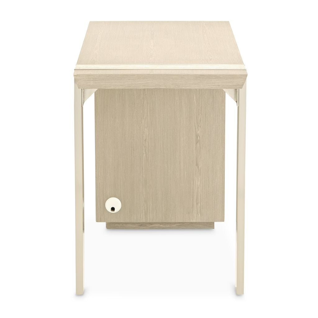 Michael Amini Lotus Bay Vanity Desk - Sand