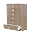 Michael Amini West Kensington Highboy Chest - Sea Salt Caramel