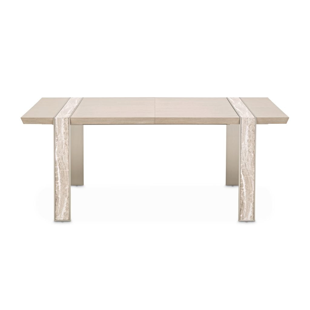 Michael Amini Lotus Bay Wide Rectangular Dining Table - Sand