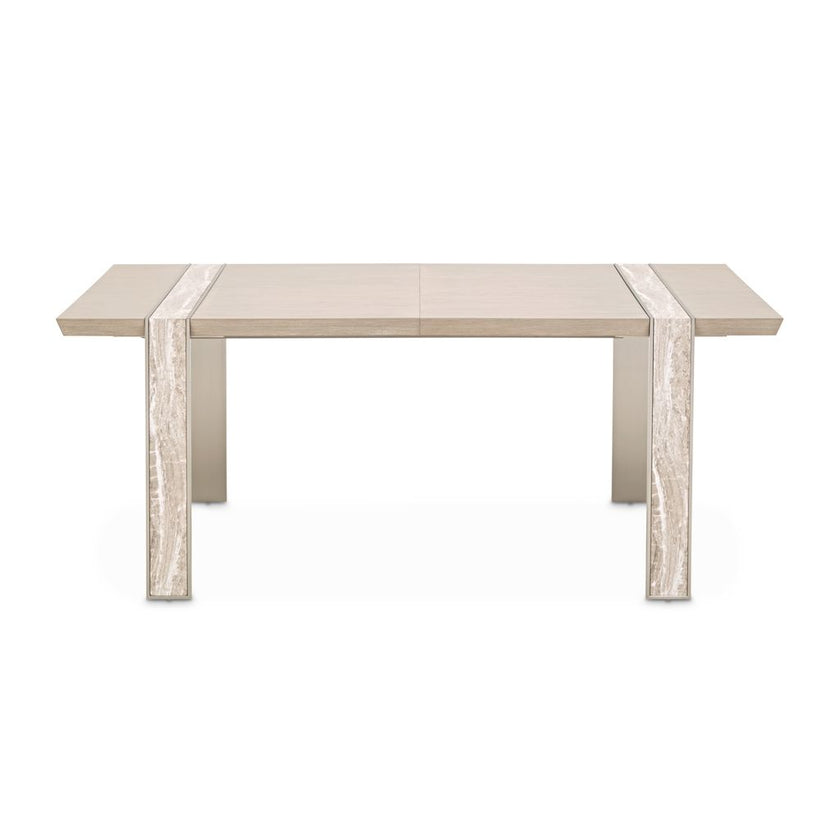 Michael Amini Lotus Bay Wide Rectangular Dining Table - Sand