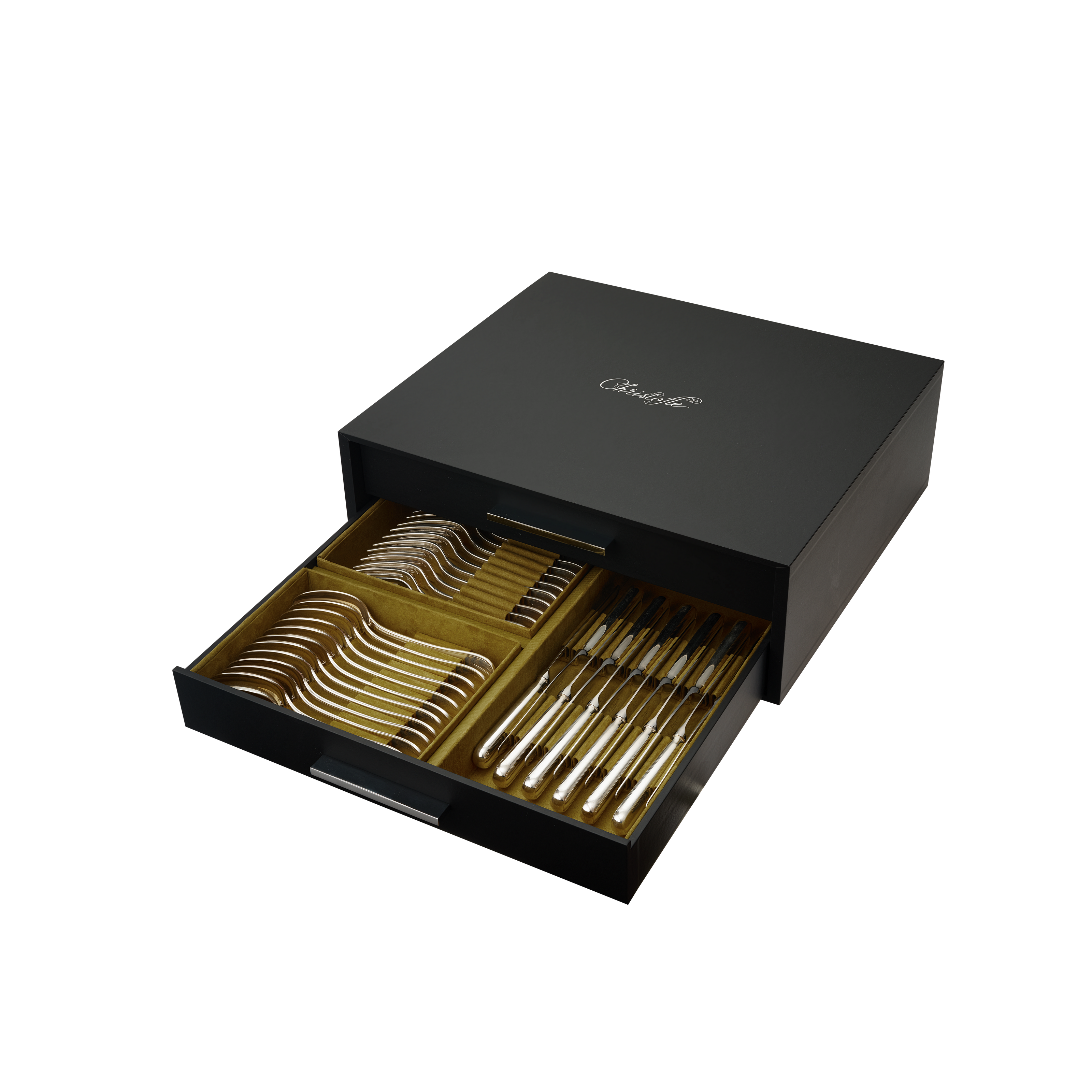 Christofle America Silver Plated Cutlery Set