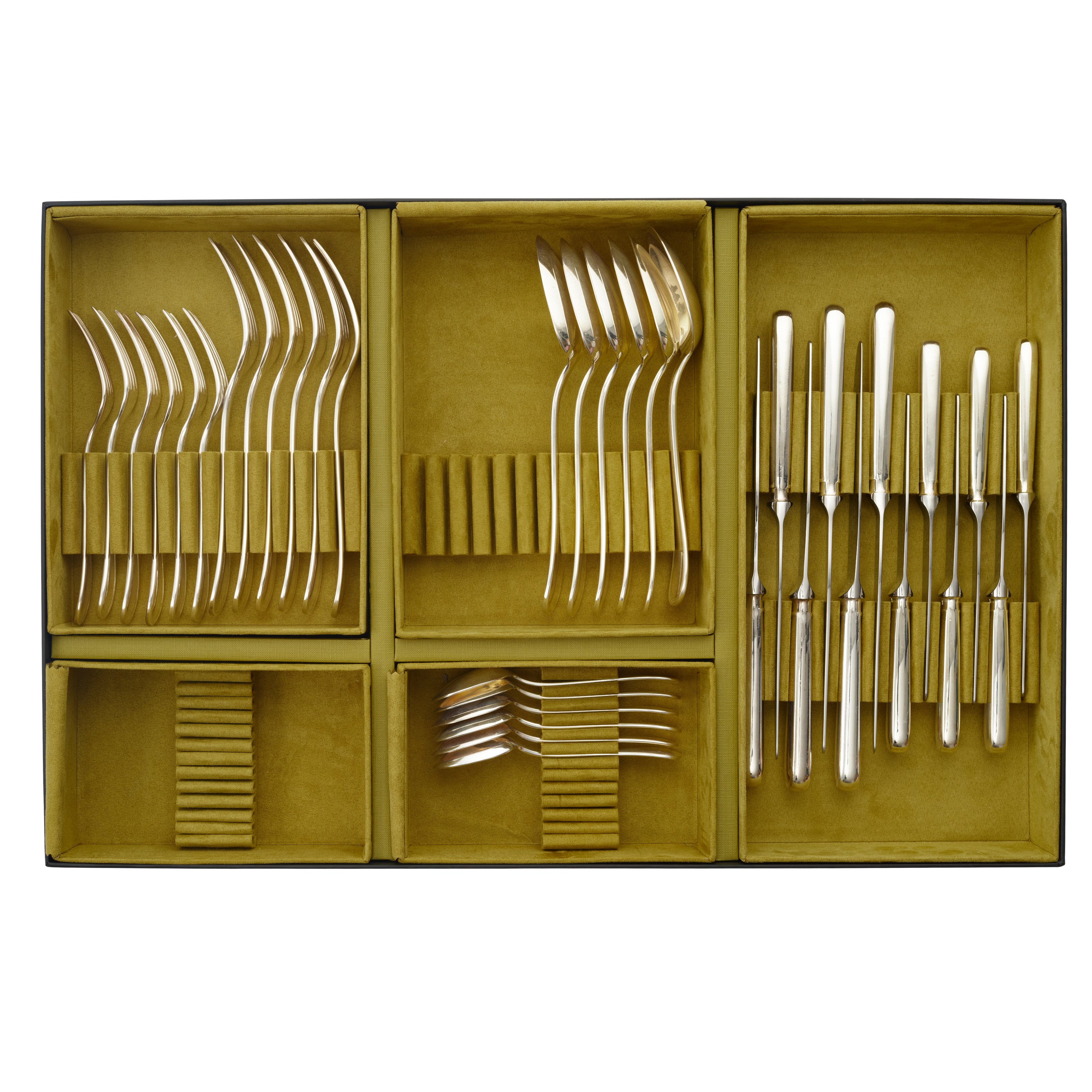Christofle America Silver Plated Cutlery Set