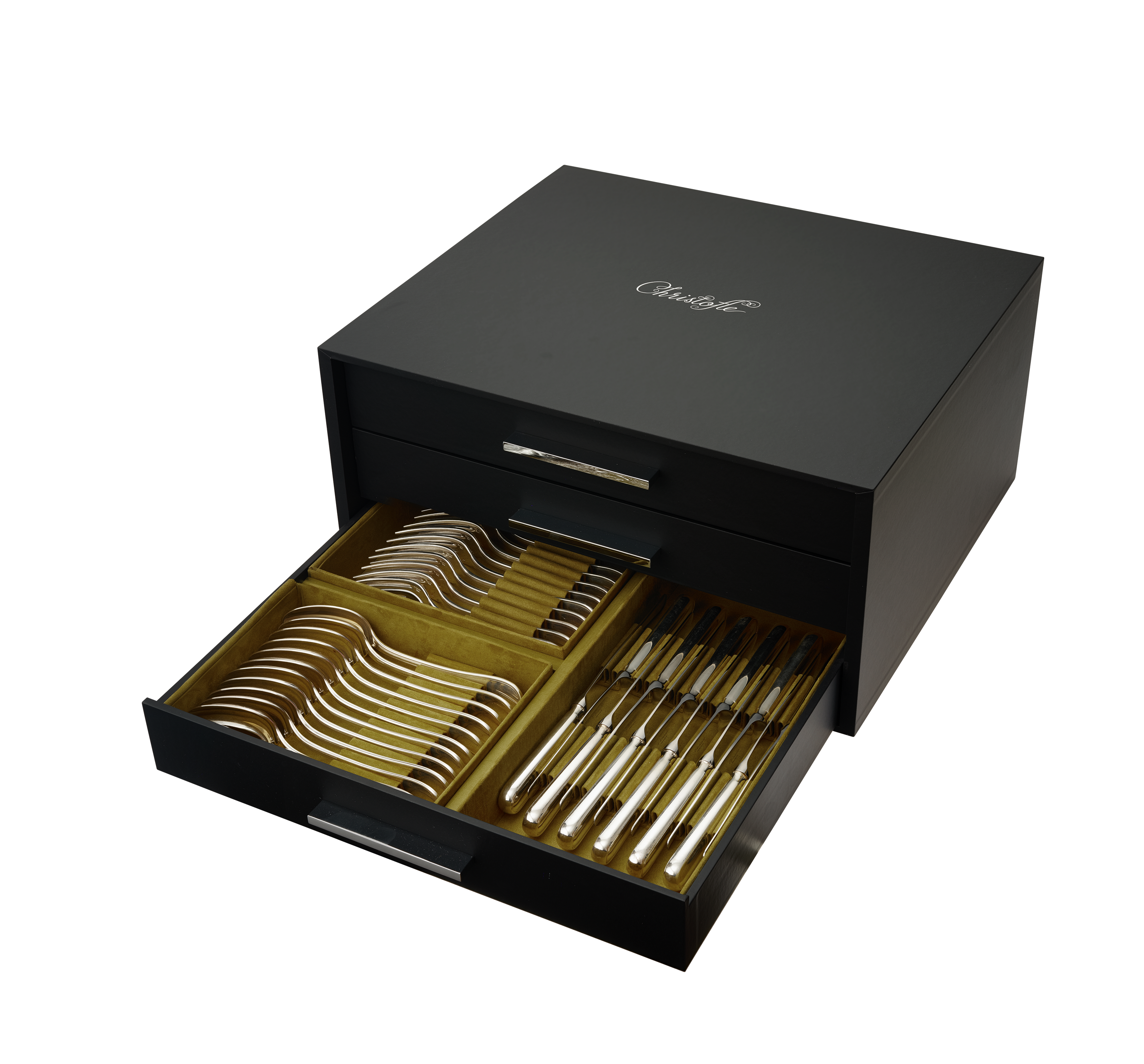 Christofle Perles Silver Plated Cutlery Set