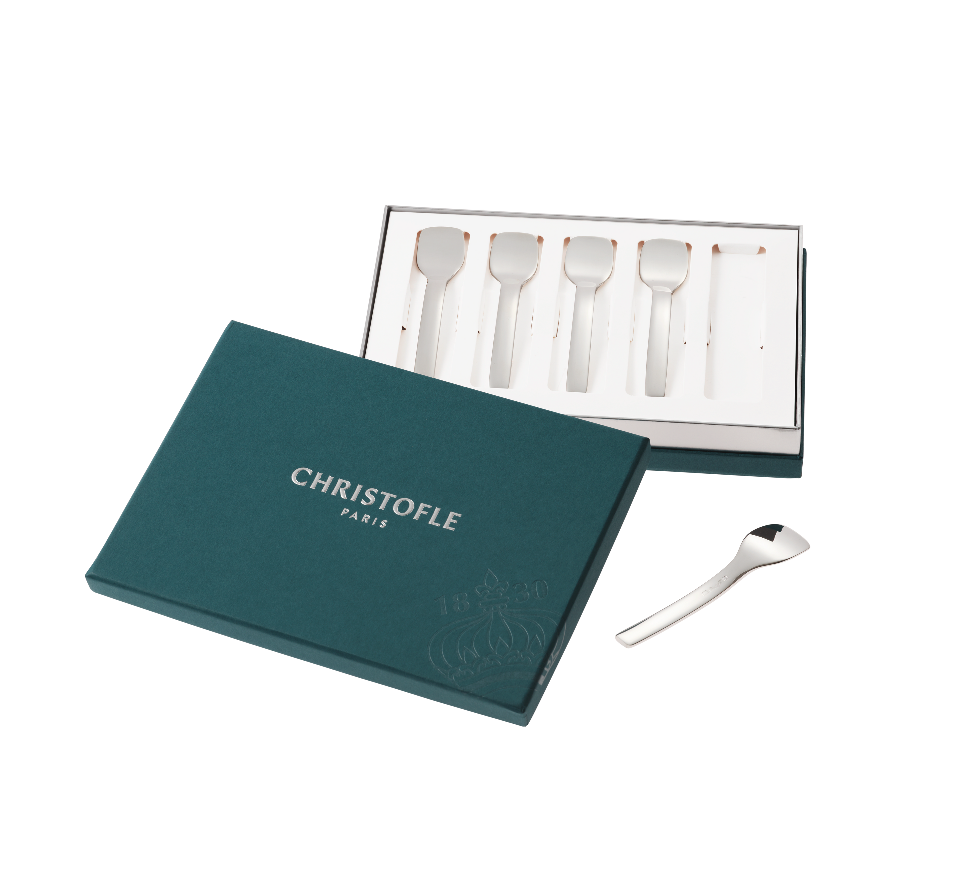 Christofle Sweetness Silver Plated Spoon -Set of 5