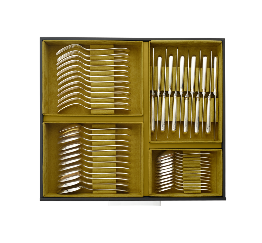 Christofle Malmaison Silver Plated Cutlery Set