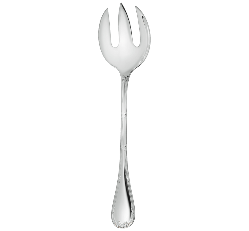Christofle Rubans Silver Plated Salad Serving Fork