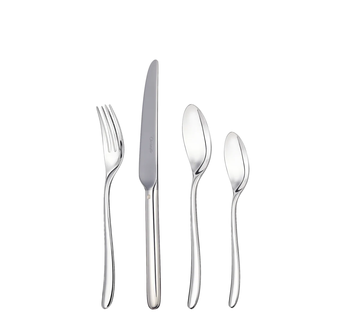Christofle Mood Silver-Plated Medium Individual Flatware Set