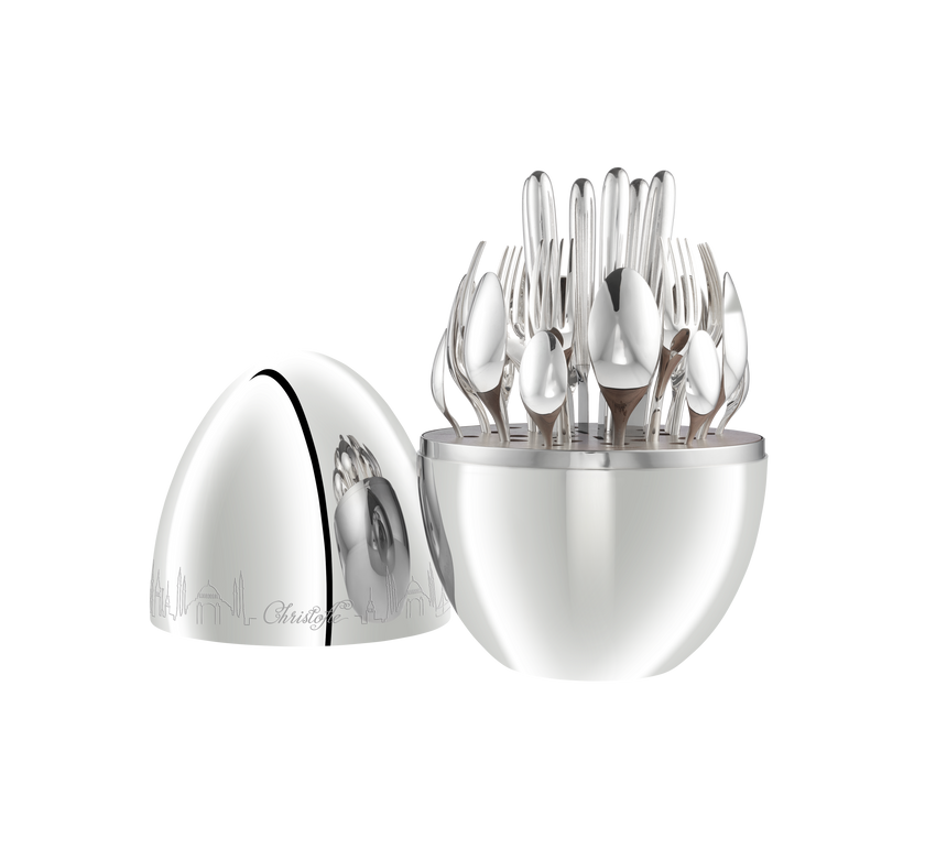 Christofle MOOD Silver Plated Skyline - 24 Pieces