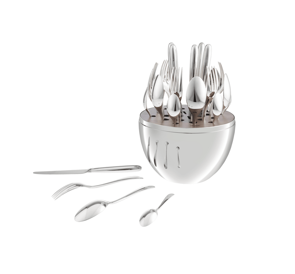 Christofle MOOD Silver Plated Skyline - 24 Pieces