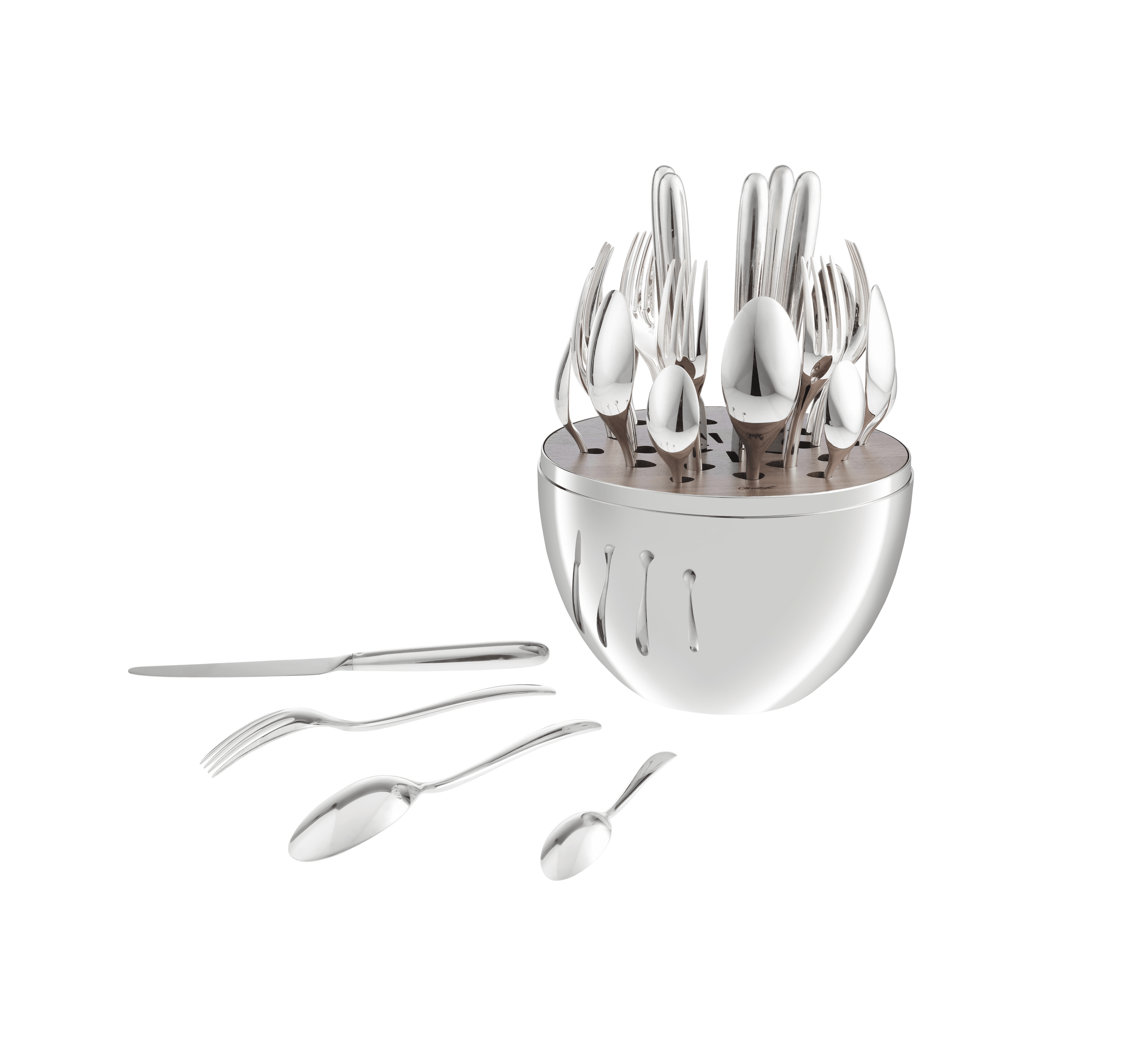 Christofle MOOD Silver Plated Skyline - 24 Pieces