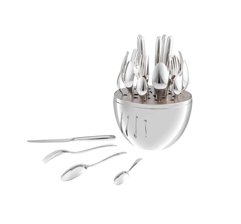 Christofle MOOD Silver Plated Skyline - 24 Pieces