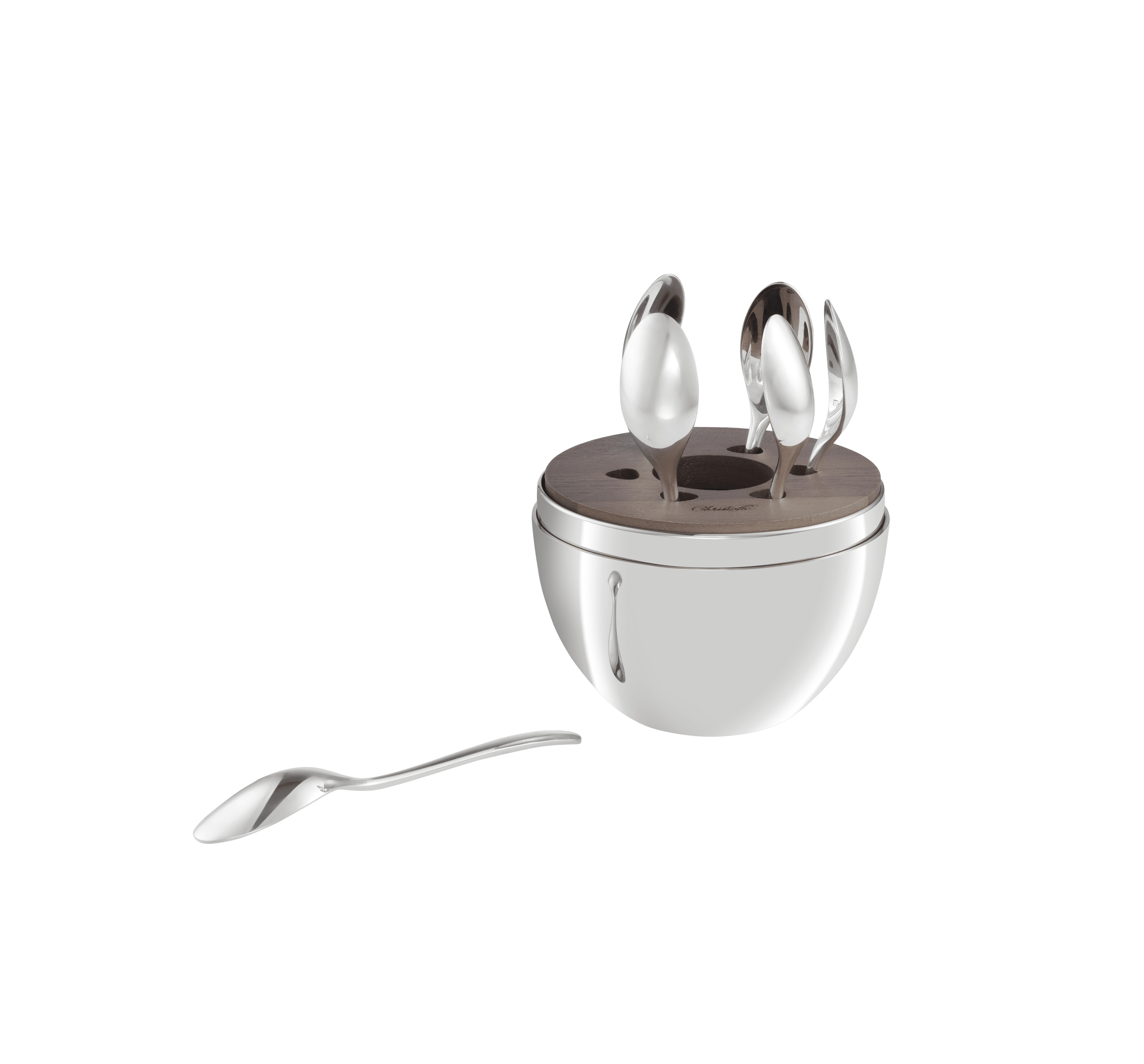 Christofle MOOD Silver Plated Coffee Skyline - 6 Pieces