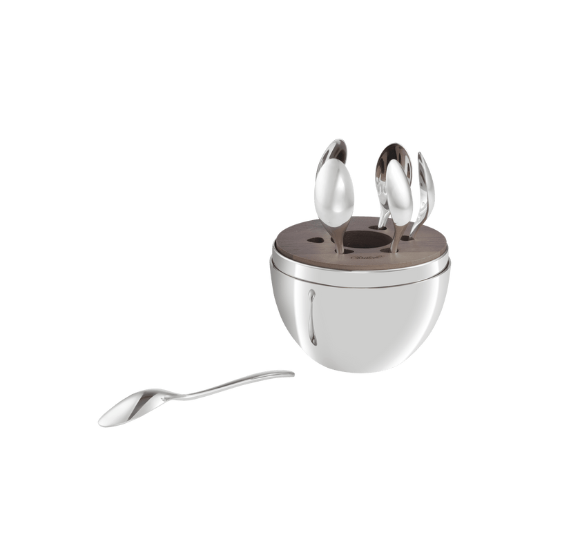 Christofle MOOD Silver Plated Coffee Skyline - 6 Pieces