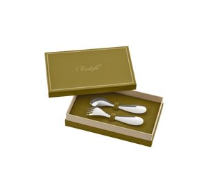 Christofle Talisman Silver Plated 2-Piece Cutlery Set For Baby