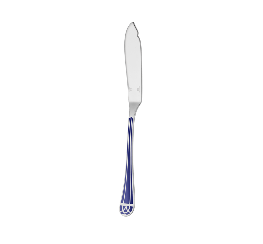 Christofle Talisman Silver Plated Fish Knife Blue