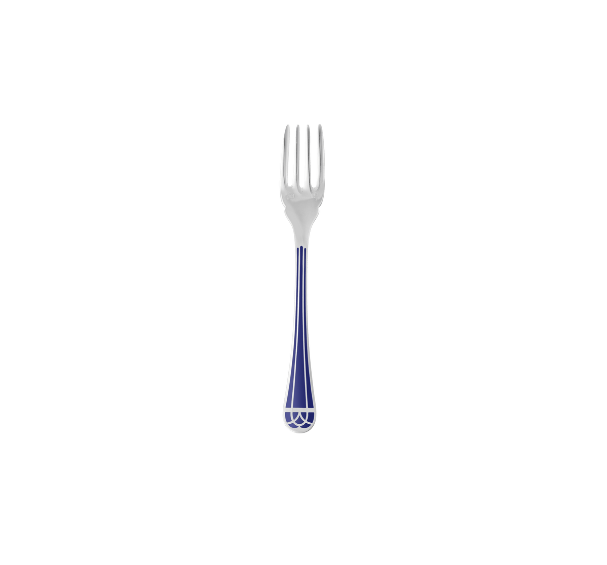 Christofle Talisman Silver Plated Fish Fork Blue