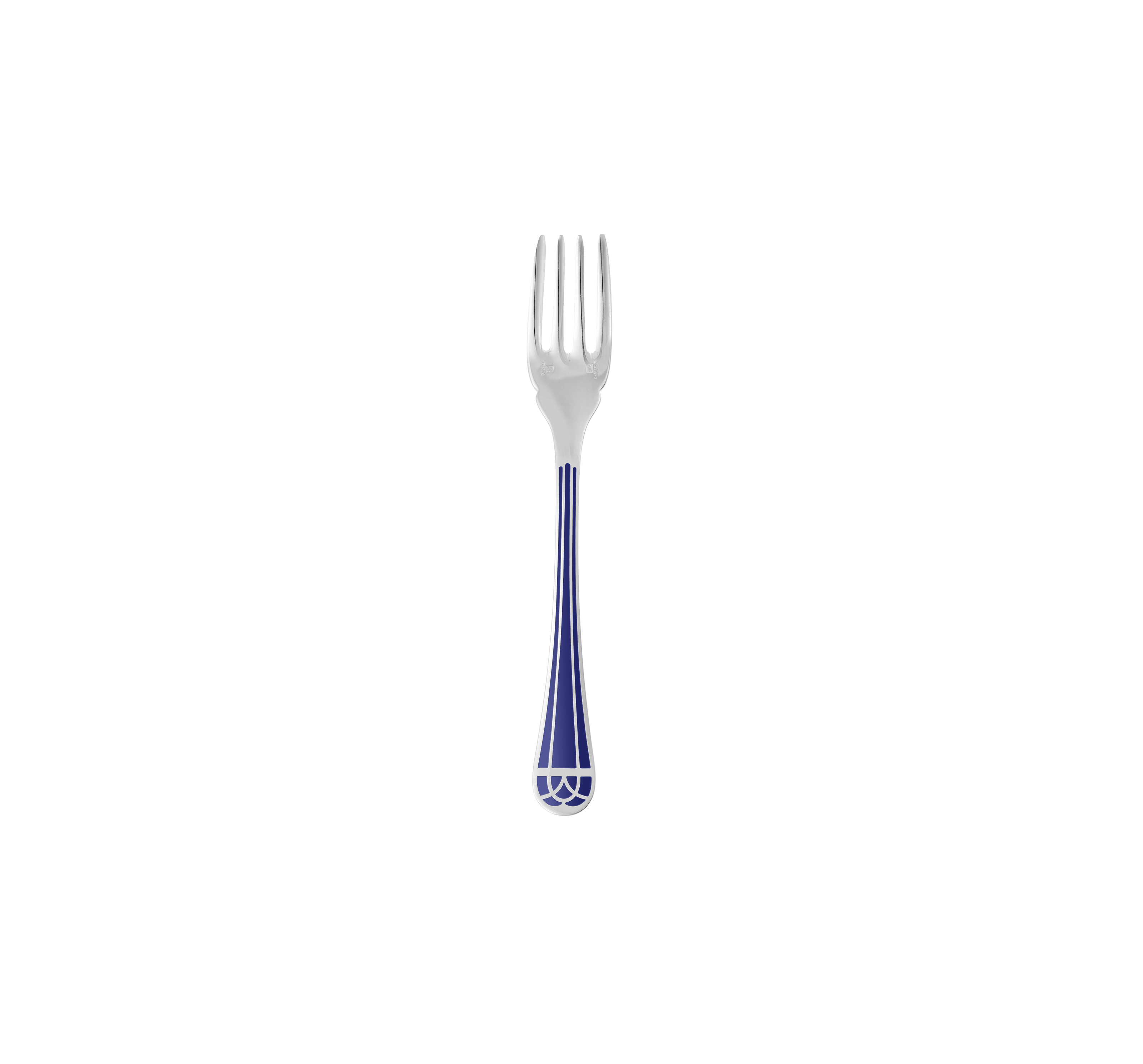 Christofle Talisman Silver Plated Fish Fork Blue