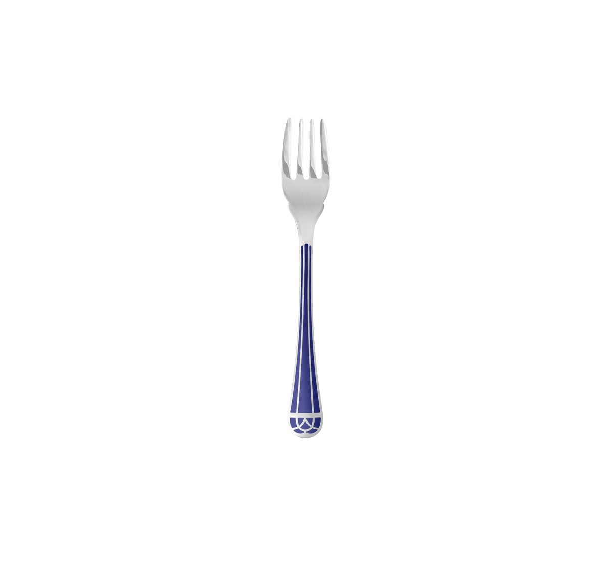 Christofle Talisman Silver Plated Fish Fork Blue