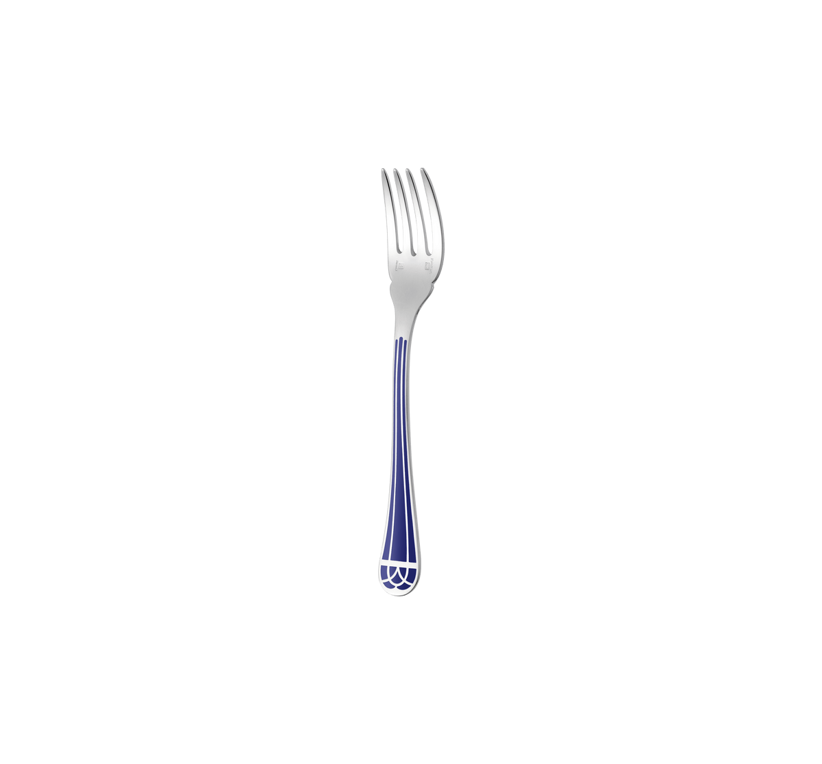 Christofle Talisman Silver Plated Fish Fork Blue