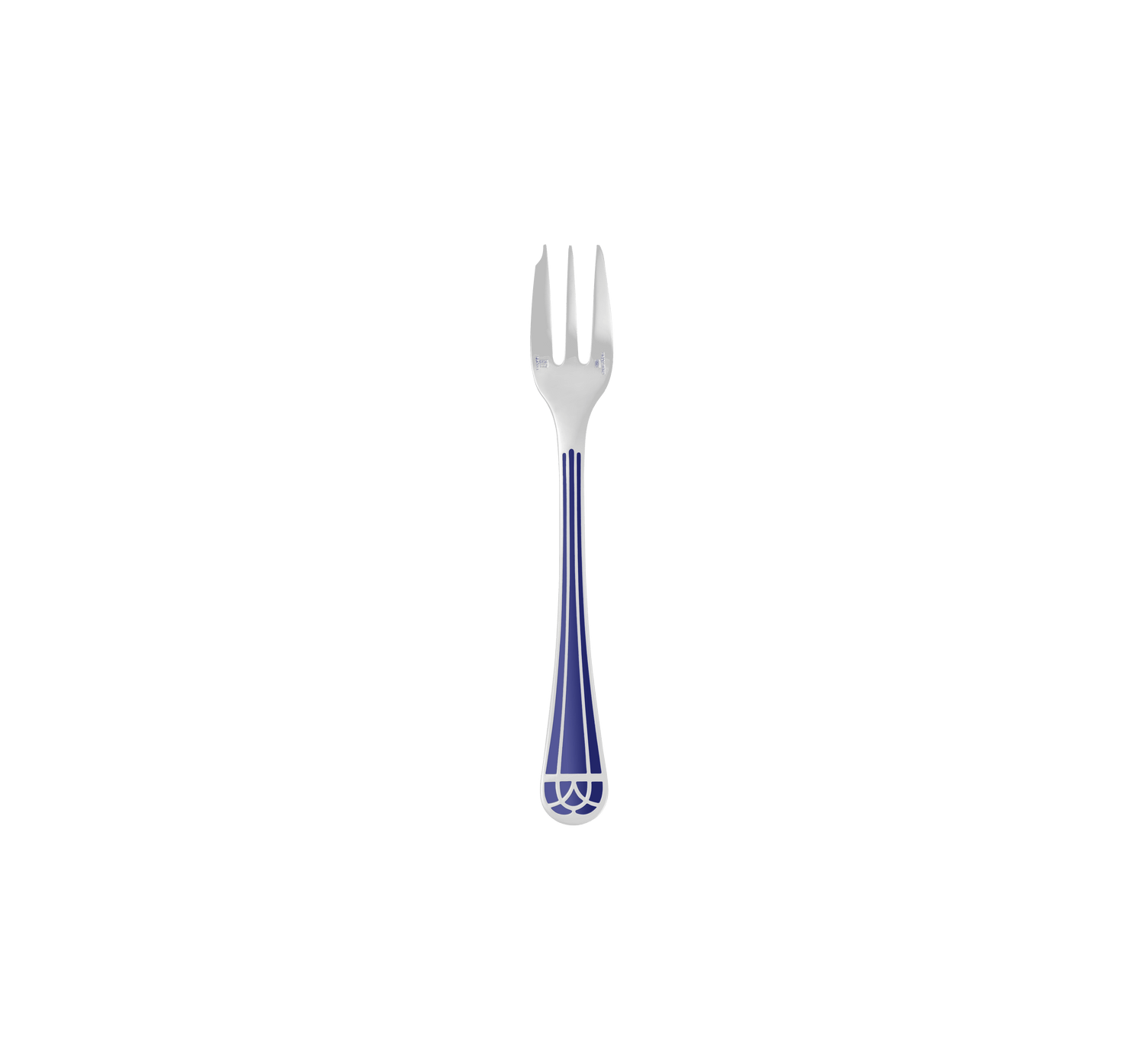 Christofle Talisman Silver Plated Cake Fork Blue