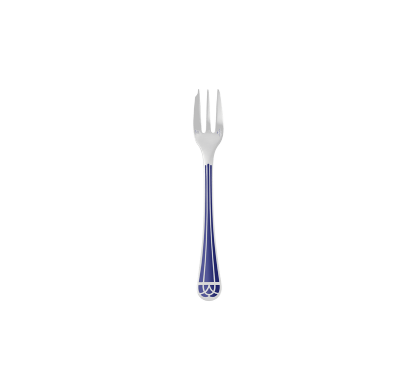 Christofle Talisman Silver Plated Cake Fork Blue