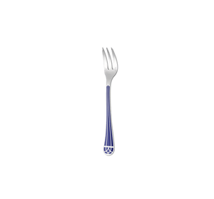Christofle Talisman Silver Plated Cake Fork Blue
