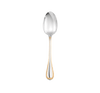 Christofle Malmaison Silver Plated Gold Accents Tablespoon