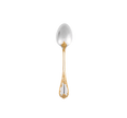 Christofle Marly Silver Plated Gold Accents Dessert Spoon