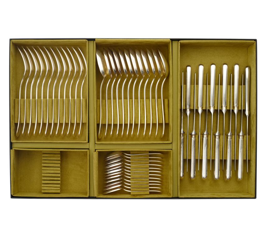 Christofle Perles Stainless Steel Cutlery Set