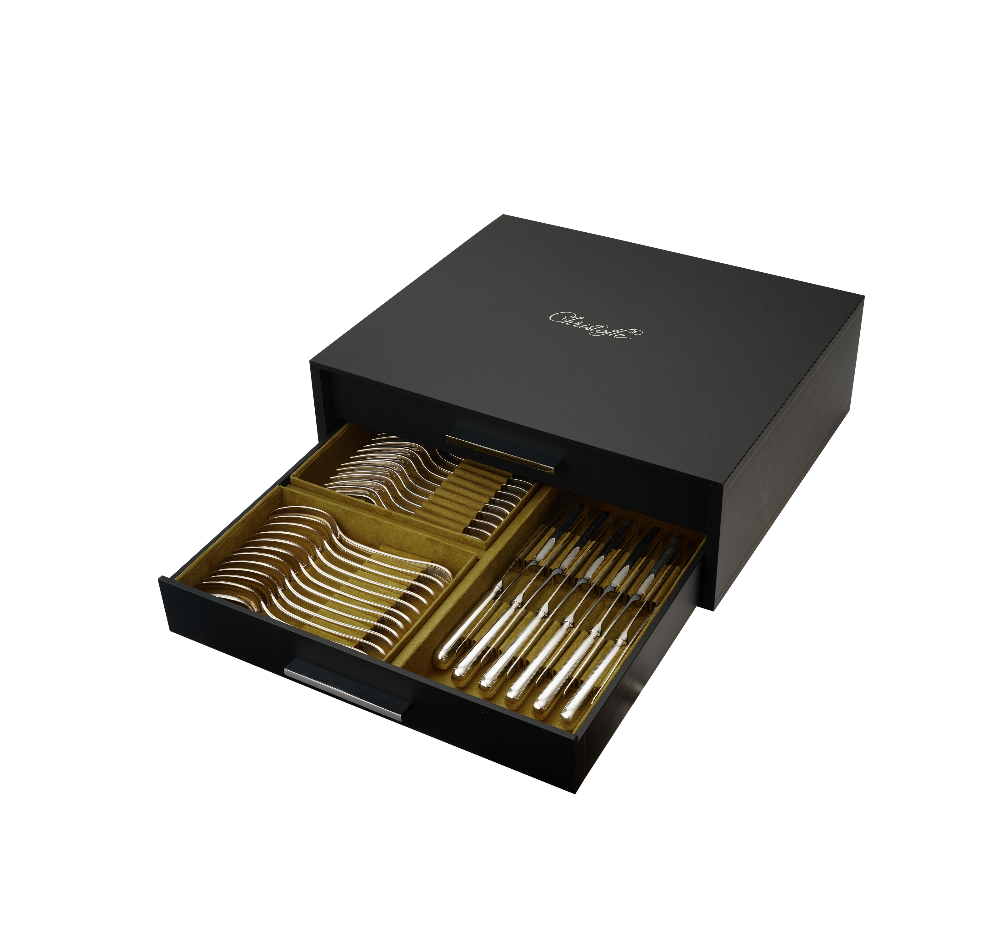 Christofle Perles Stainless Steel Cutlery Set