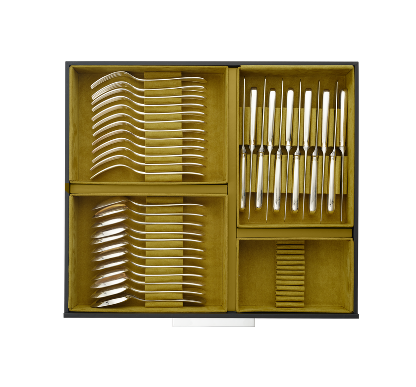 Christofle Perles Stainless Steel Cutlery Set