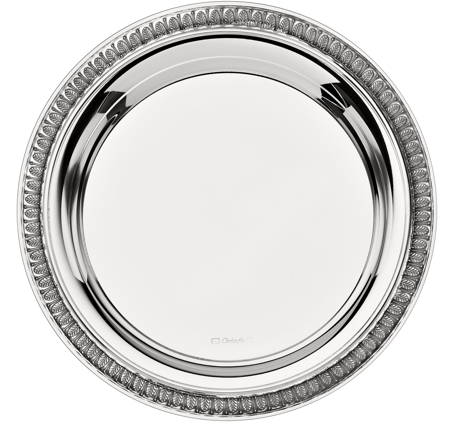 Christofle Malmaison Silver Plated Carafe Tray