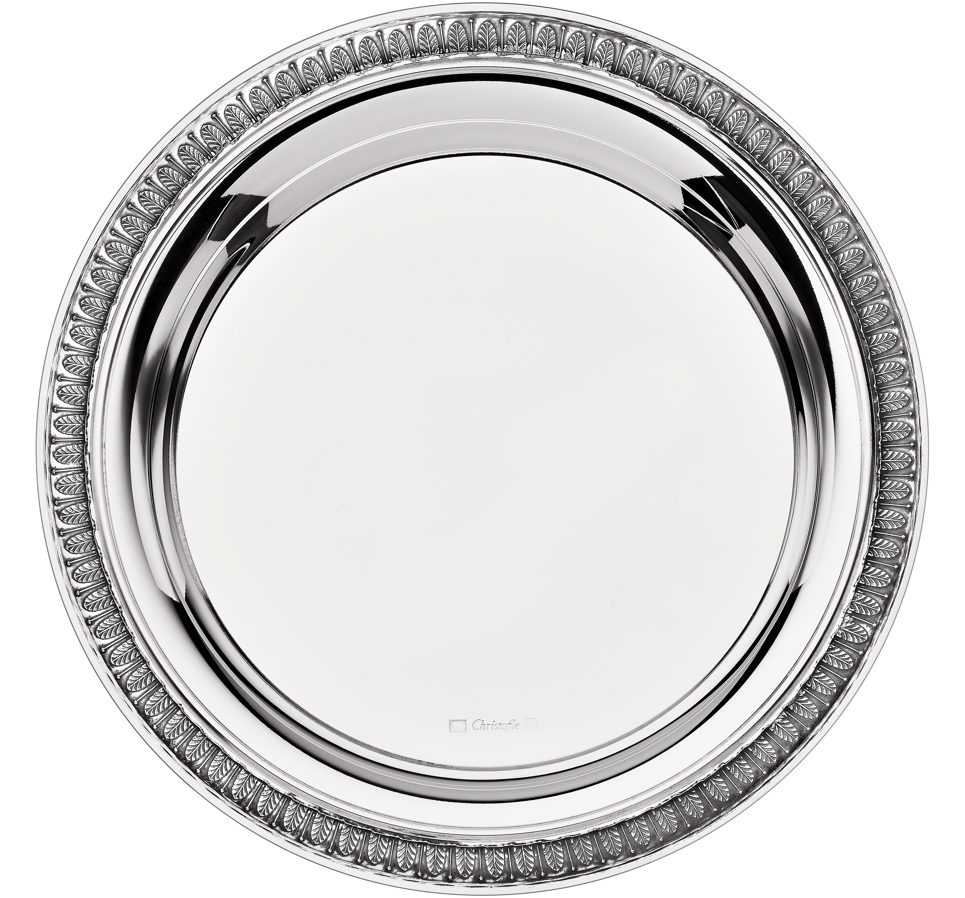Christofle Malmaison Silver Plated Carafe Tray