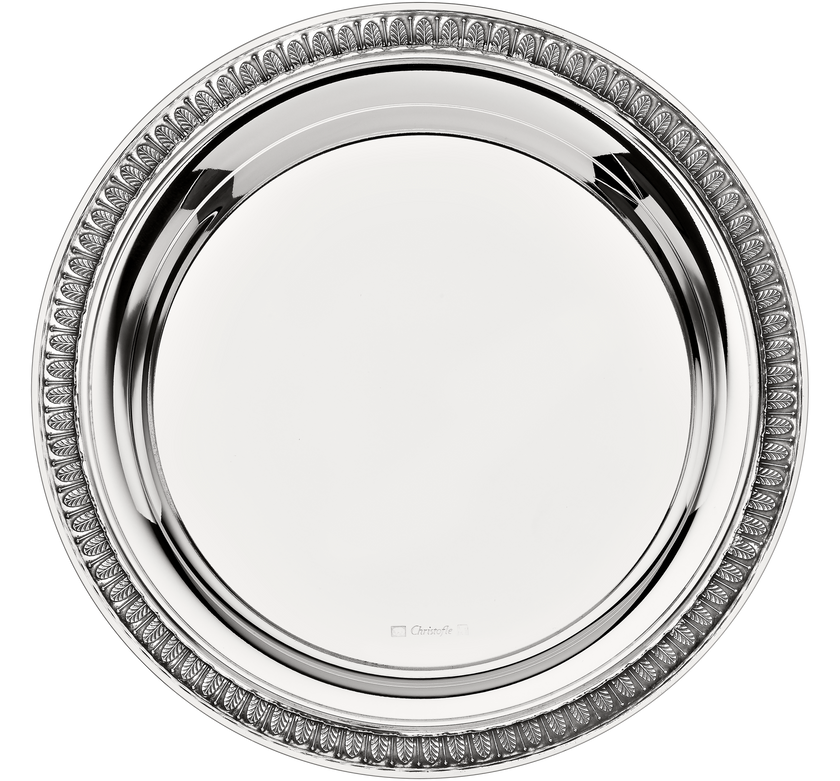 Christofle Malmaison Silver Plated Carafe Tray