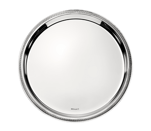 Christofle Malmaison Silver Plated Round Tray