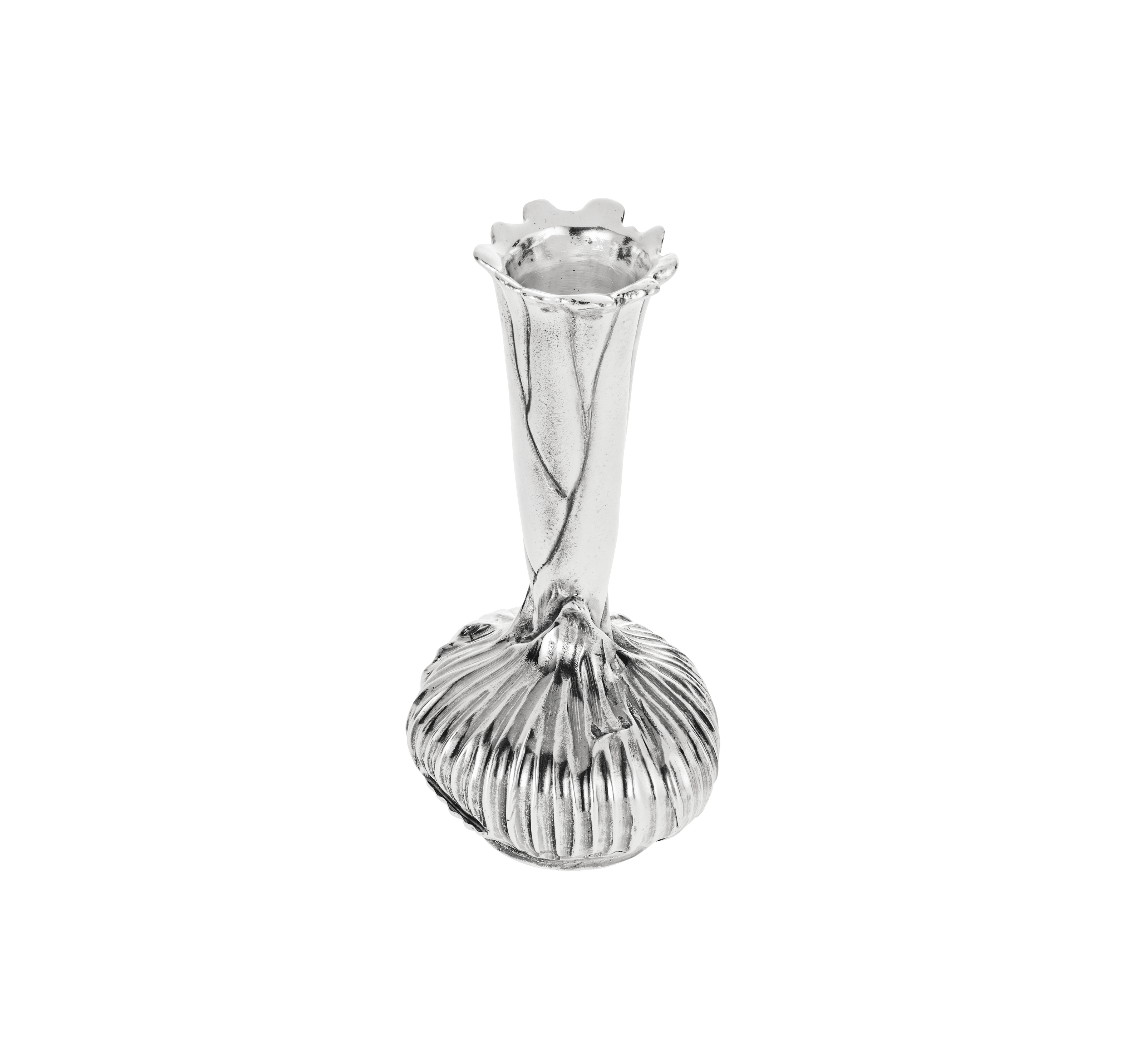 Christofle Les Collections Historiques Silver Plated Onion Vase