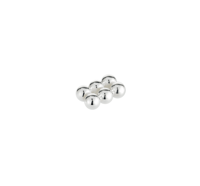 Christofle Perles Silver Plated Place Card Holders -Set of 2