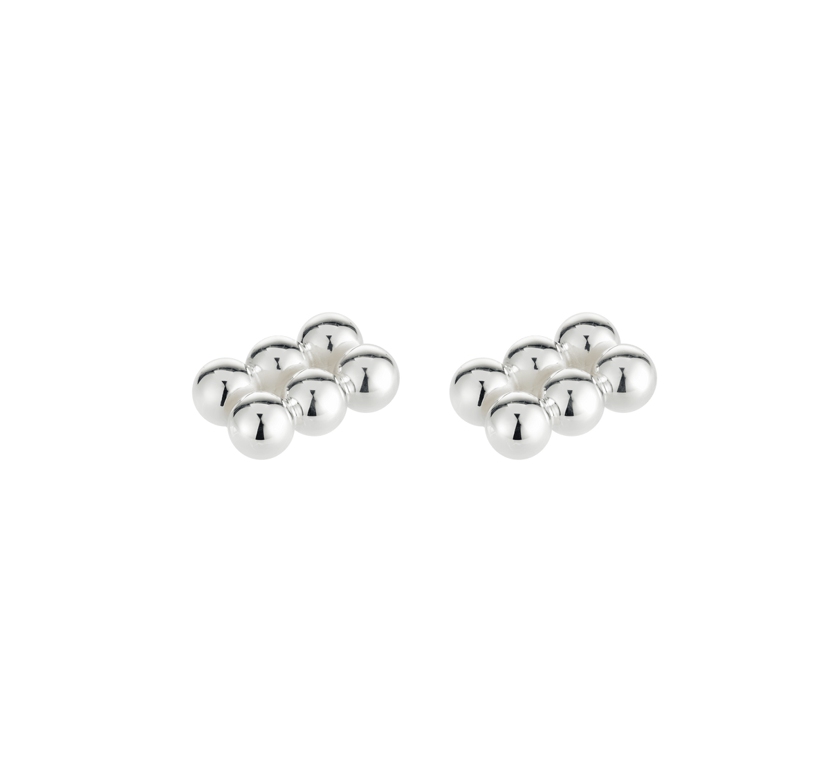 Christofle Perles Silver Plated Place Card Holders -Set of 2