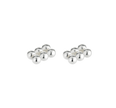 Christofle Perles Silver Plated Place Card Holders -Set of 2