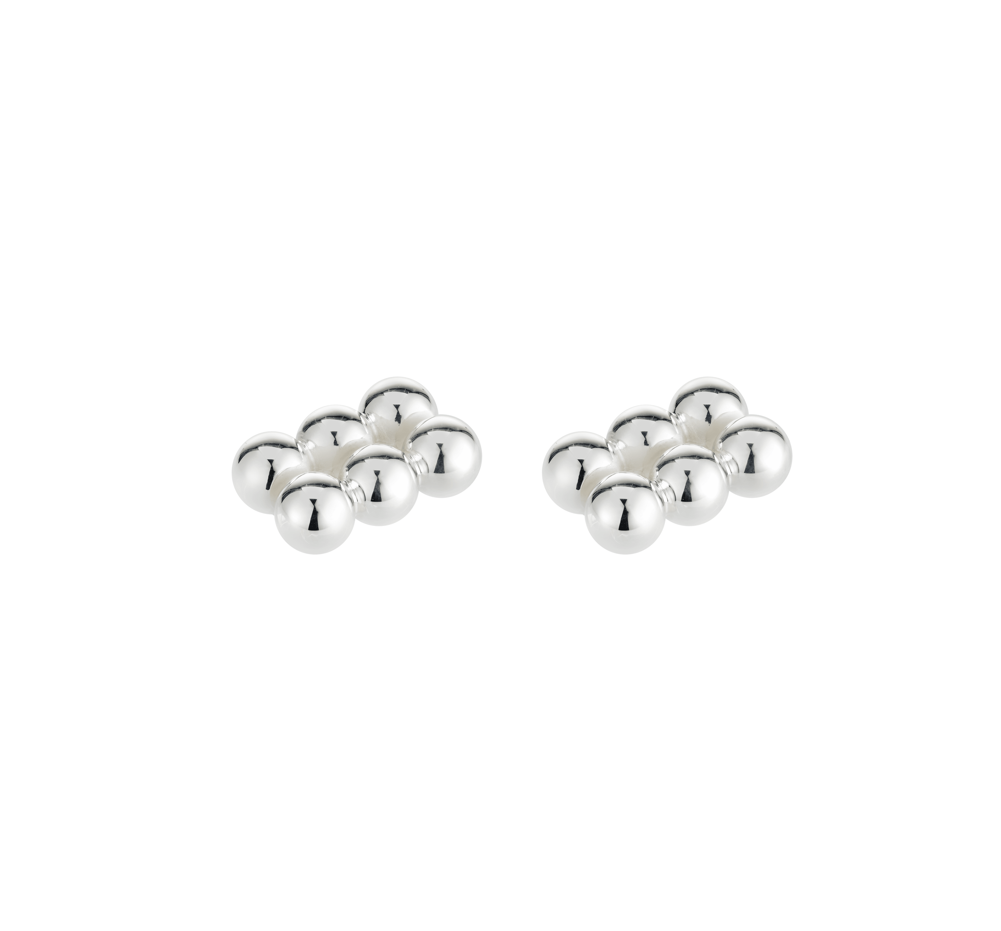 Christofle Perles Silver Plated Place Card Holders -Set of 2